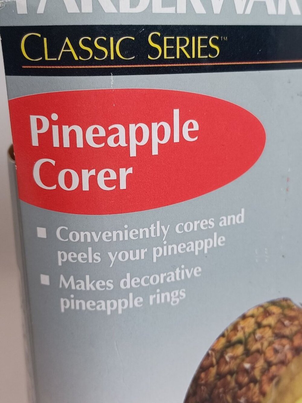 Rare Vintage Farberware Classic Series Pineapple Corer Plastic Yellow New NOS - Picture 3 of 8